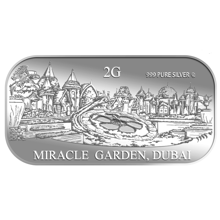 2g Miracle Garden, Dubai Silver Bar