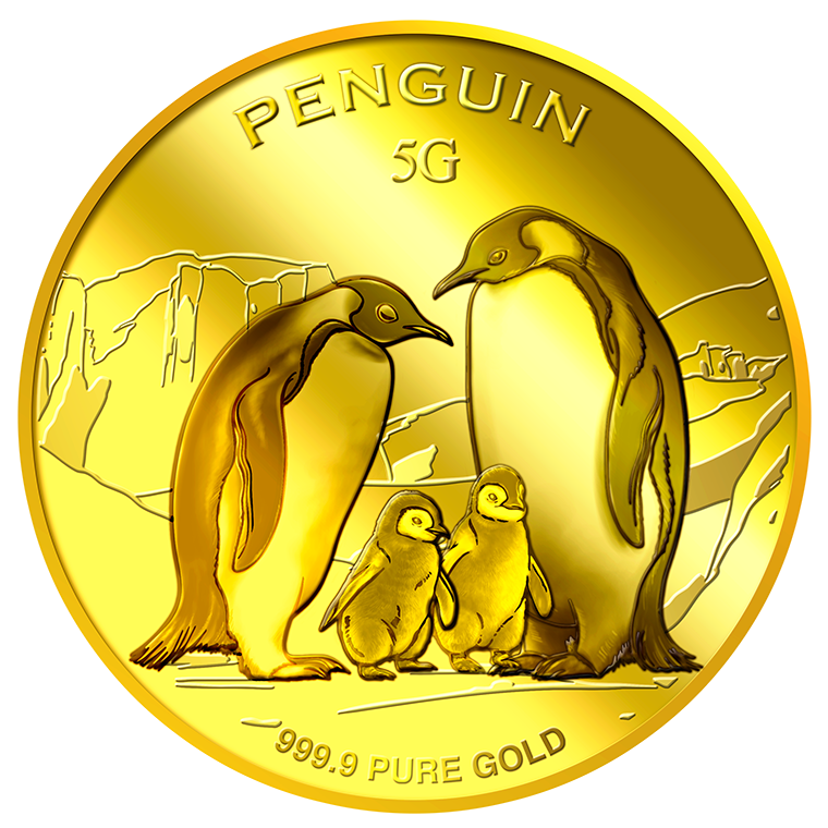 5g Penguin Gold Medallion (Coming Soon)